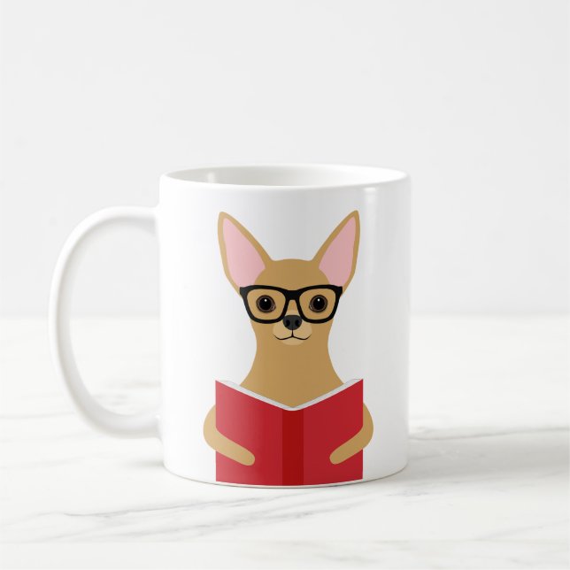 Taza De Café Chihuahua Mugs (Izquierda)