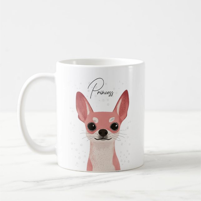 Taza De Café Chihuahua Mugs (Izquierda)