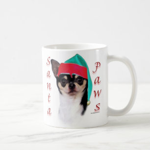 Taza De Café Chihuahua Santa Paws