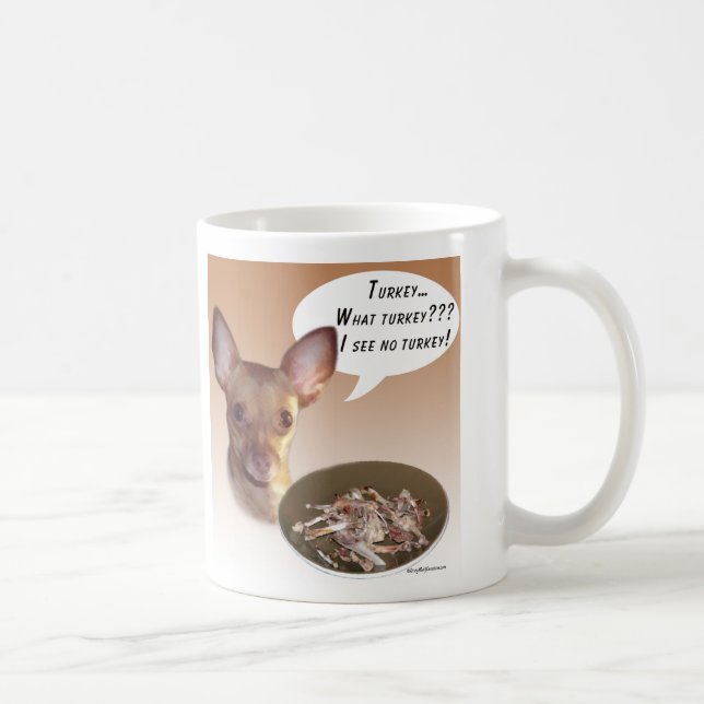 Taza De Café Chihuahua Turquía (Derecha)