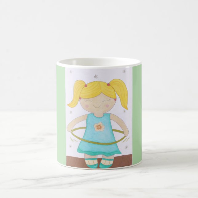 Taza De Café Child playing with a hula hoop (Centro)