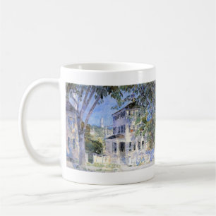 Taza De Café Childe Hassam - calle en Portsmouth