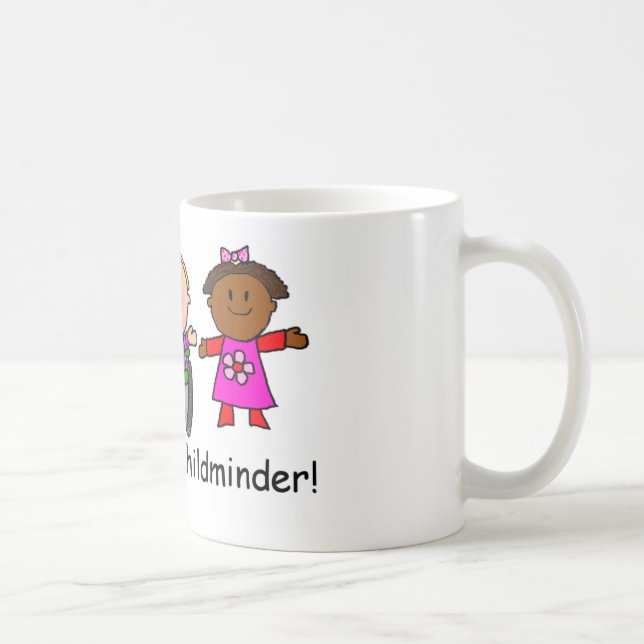 Taza De Café Childminder registrado (Derecha)