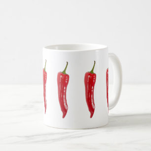 Taza De Café Chili rojo caliente