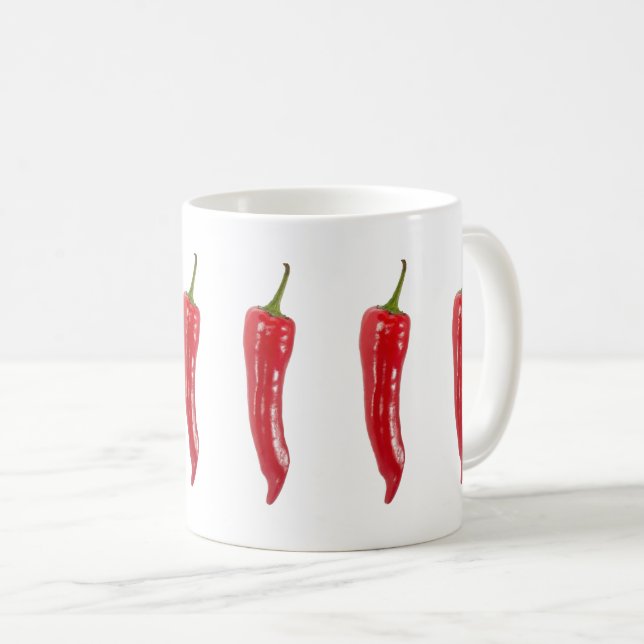 Taza De Café Chili rojo caliente (Anverso derecho)