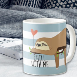 Taza De Café Chill conmigo, linda El día de San Valentín