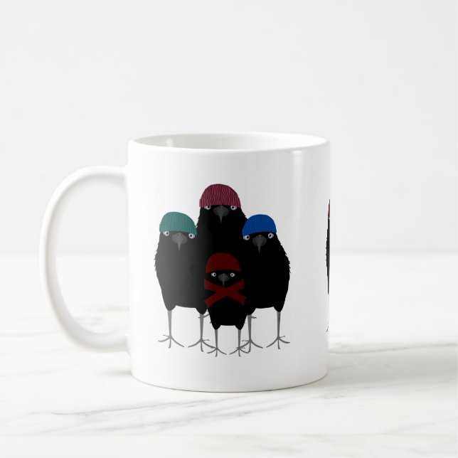 Taza De Café Chill Crows Mug (Izquierda)