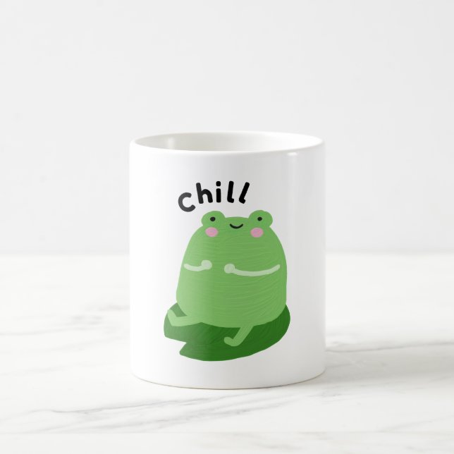 Taza De Café Chill Frog Coffee Mug (Centro)
