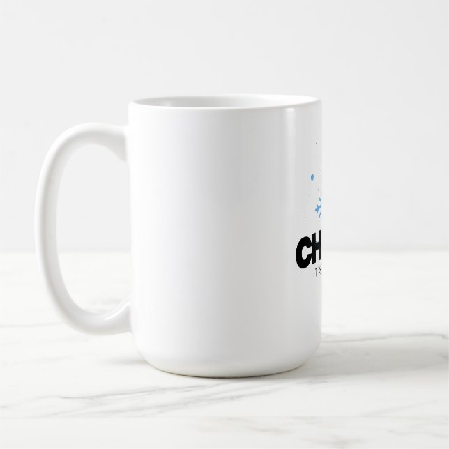 Taza De Café Chill Out Winter Snowflake (Izquierda)