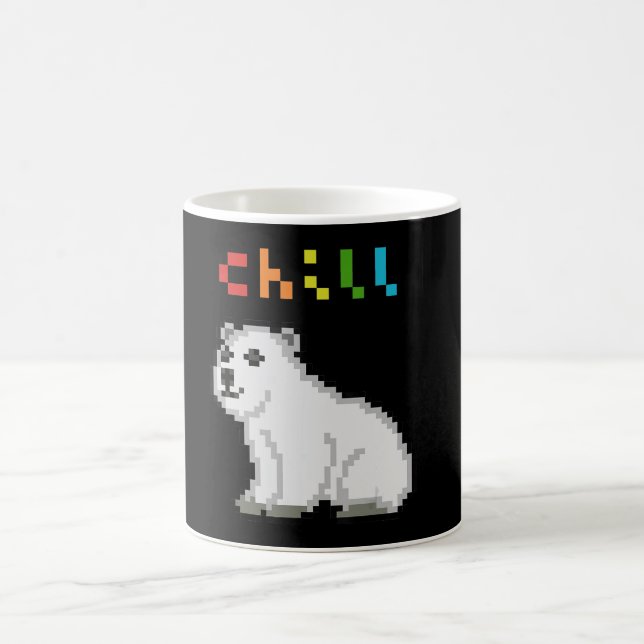 Taza De Café Chill Polar Bear Animal Lover (Centro)