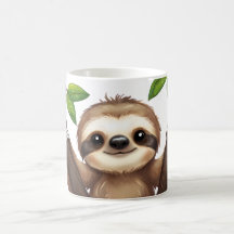 Chill Sloth Mug - Cute Anti-Hustle Coffee Cup