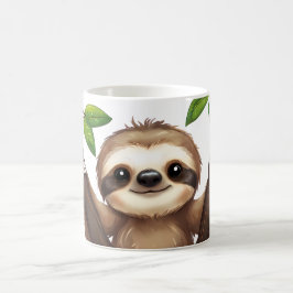 Taza De Café Chill Sloth Mug - Cute Anti-Hustle Coffee Cup