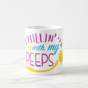 Taza De Café Chillen con mis píos
