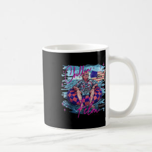 Taza De Café Chillin Como Un Verano Rosa Felon Trump