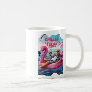 Taza De Café Chillin Como Un Verdadero Trump Con Camisas Divert