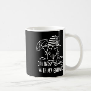 Taza De Café Chillin Con Mi Gnomies Beach Gnome Summer Fun