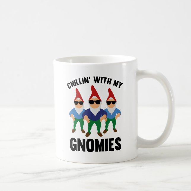 Taza De Café Chillin' Con Mis Gnomías (Derecha)