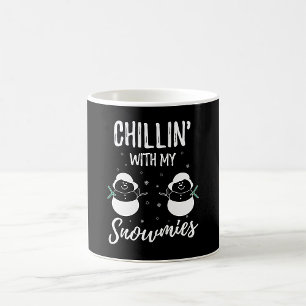 Taza De Café Chillin Con Mis Nieves