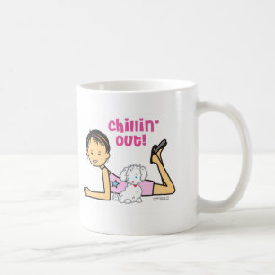 Taza De Café Chillin hacia fuera