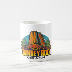 Taza De Café Chimney Rock North Carolina Souvenir