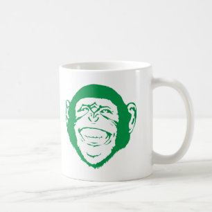 Taza De Café Chimpancé de risa