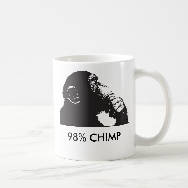 Taza De Café CHIMPANCÉ del 98% (Derecha)