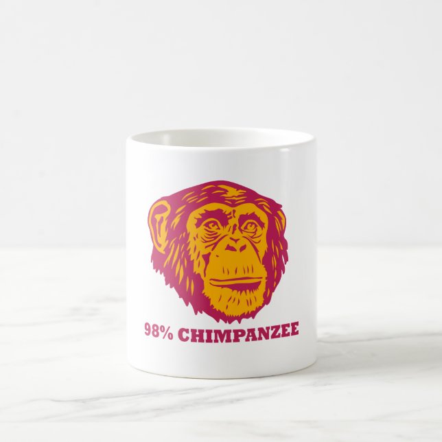 Taza De Café Chimpancé del 98% (Centro)