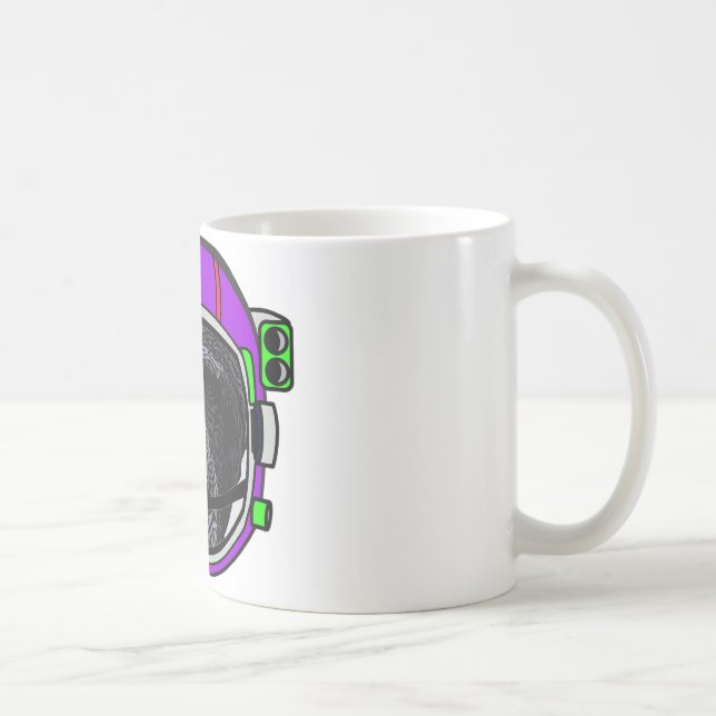 Taza De Café Chimpancé espacial (Derecha)