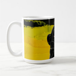 Taza De Café Chimpancé negro negrita