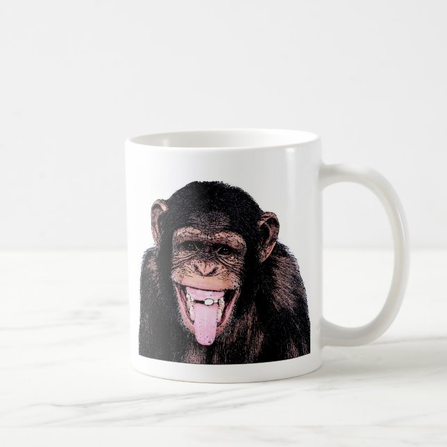 Taza De Café Chimpanzee (Derecha)