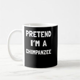Taza De Café Chimpanzee Halloween Disstume divertida regalo Hom