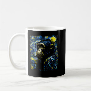 Taza De Café Chimpanzee Lover Gift Art