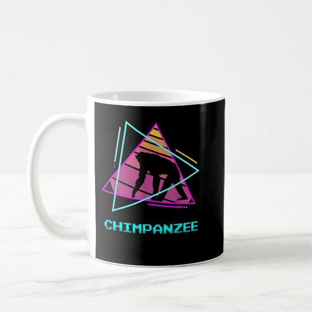 Taza De Café Chimpanzee retro (Izquierda)