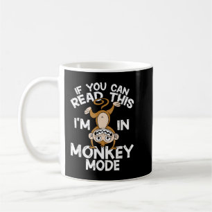 Taza De Café Chimpanzee Si Puede Leer Esta Im En Modo Mono