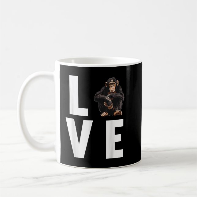 Taza De Café Chimpanzees Chimpanzee (Izquierda)