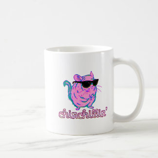 Taza De Café Chinchilla rosada de neón de Chinchillin