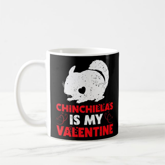 Taza De Café Chinchillas es mi divertido Chinchilla Valen de Sa (Izquierda)
