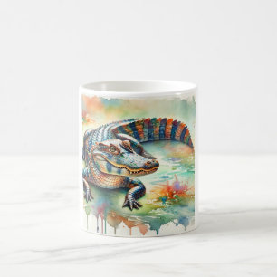 Taza De Café Chinese Alligator 200624AREF226 - Watercolor