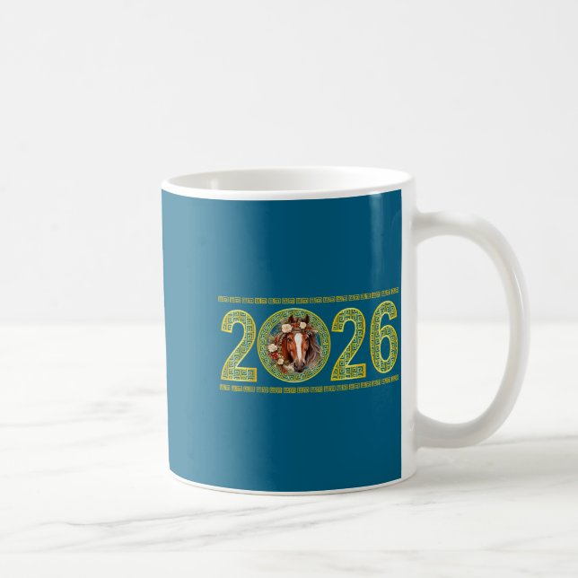 Taza De Café Chinese New Year 2026 Of The Horse Lunar New Year  (Derecha)