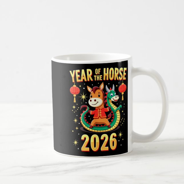 Taza De Café Chinese New Year 2026 Year Of The Horse  (Derecha)
