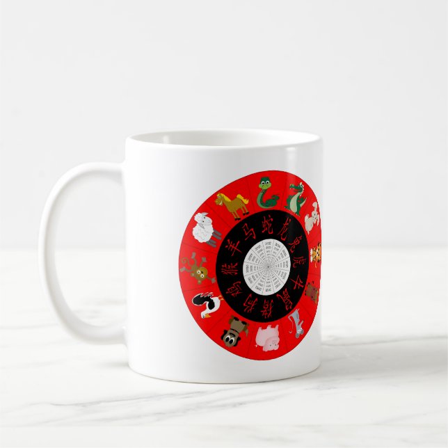 Taza De Café Chineses lunar zodiaco (Izquierda)