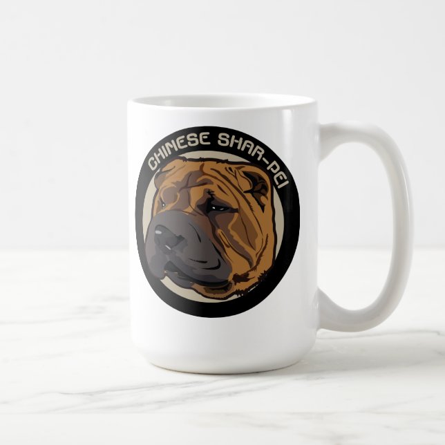 Taza De Café Chino shar-pei (Derecha)
