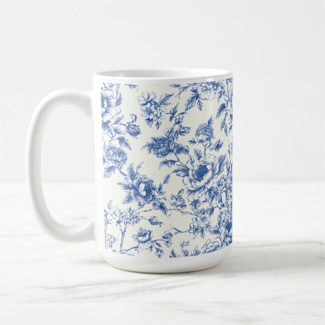 Taza De Café Chinoiserie Floral Mug (Izquierda)
