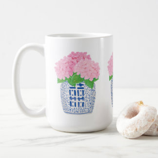 Taza De Café Chinoiserie Hydrangea Mug