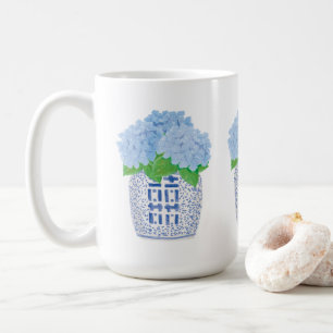 Taza De Café Chinoiserie Hydrangea Mug
