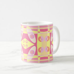 Taza De Café Chintz bohemio 24 Naranja amarillo bubblegum