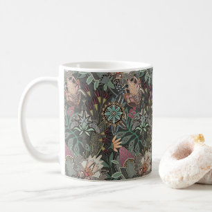 Taza De Café chintz gris steampunk