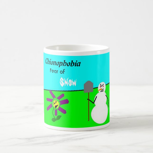 Taza De Café Chionophobia (Centro)