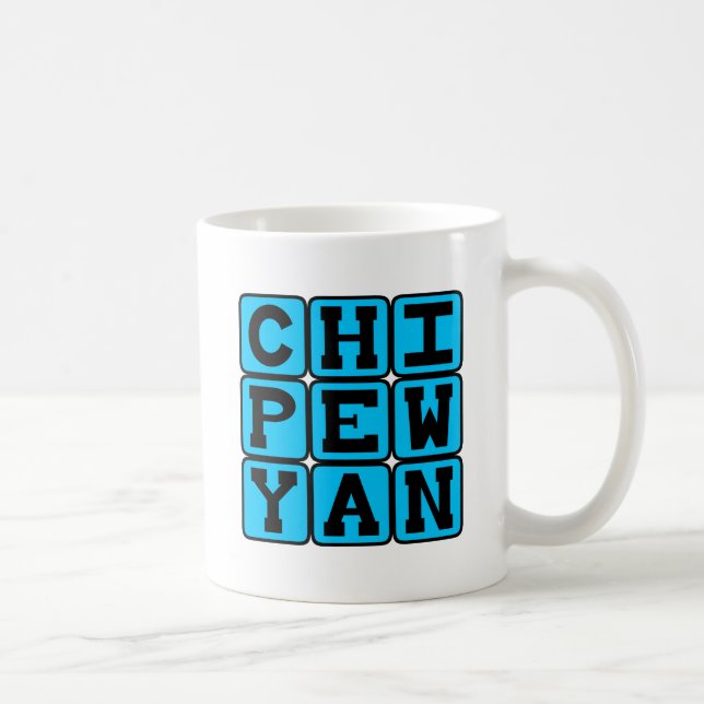 Taza De Café Chipewyan, Lengua del Noroeste de Canadá (Derecha)