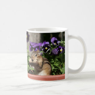 Taza De Café Chipmunk lindo - Rótulo divertido de la travesía